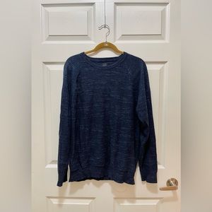 J Crew Women’s Blue Sweater Size L 100%Cotton